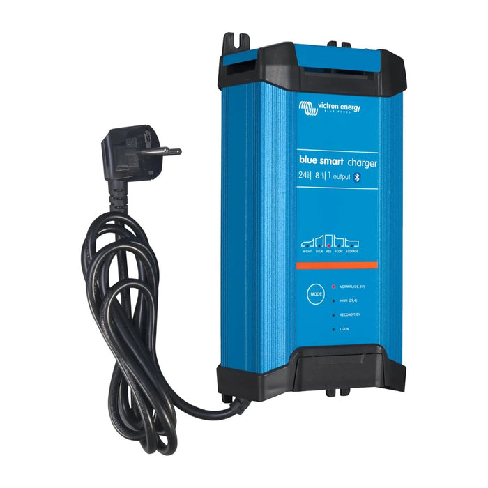 Cargador de batería Victron Energy Blue Smart IP22 24V 8A con cable CEE 7/7 y salida única
