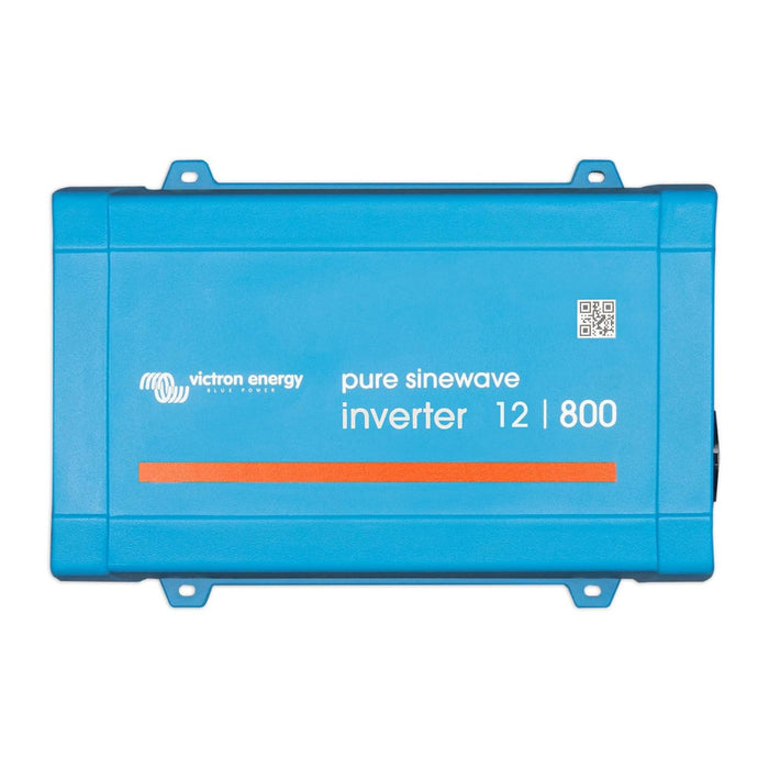 Vista superior del inversor Victron Energy 800VA de onda sinusoidal pura 12V 230V