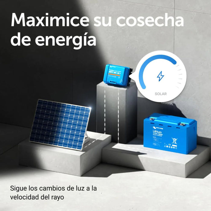 SmartSolar MPPT 100/30 optimizando la cosecha de energía solar en sistemas Victron