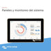 Panel de control y monitoreo de baterías, energía y niveles de agua en pantalla Victron GX Touch 70