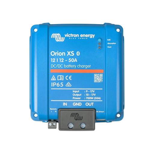 Cargador inteligente DC DC Victron Energy Orion XS 12/12 50A 700W vista frontal